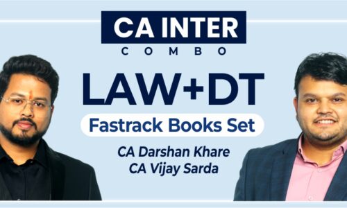 CA INTER LAW DT FASTRACK BOOKS BY CA DARSHAN KHARE & CA VIJAY SARDA