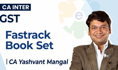 CA INTER GST FASTRACK BOOKS BY CA YASHWANT MANGAL
