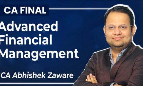 CA FINAL NEW GROUP I Advanced Financial Management Regular By CA Abhishek Zaware