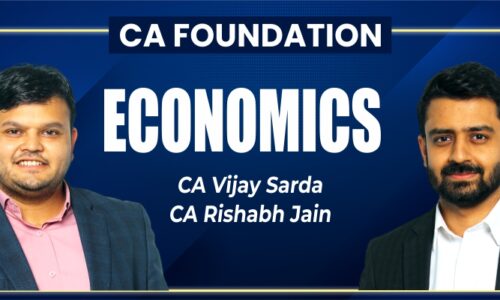 CA FOUNDATION NEW Business Economics Regular CA Vijay Sarda & CA Rishabh Jain