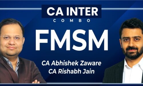 CA INTERMEDIATE NEW GROUP II FMSM Regular By CA Rishabh Jain & CA Abhishek Zaware