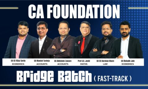 CA FOUNDATION NEW Bridge Batch Starting 26th Feb