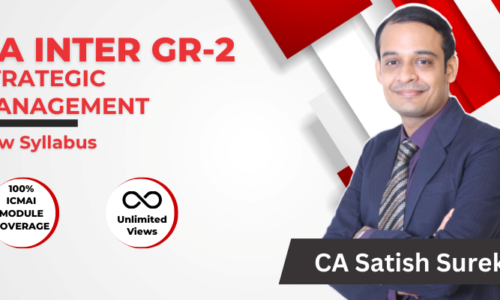 CA INTER STRATEGIC MANAGEMENT (Group 2) By CA Satish Sureka