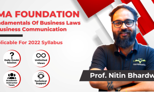 Fundamentals Of Business Laws & Business Communication By Professor Nitin Bhardwaj