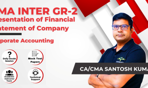 CMA Inter Group 2 Presentation of Financial Statement of Company By CA/CMA Santosh Kumar