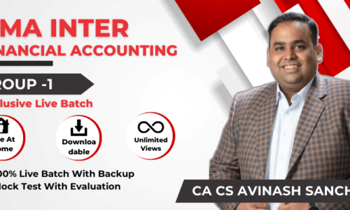 CMA Inter Financial Accounting Live Batch