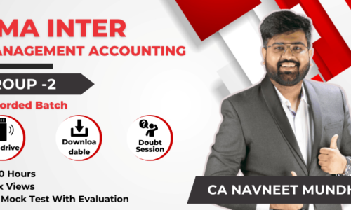 CMA Inter Management Accounting